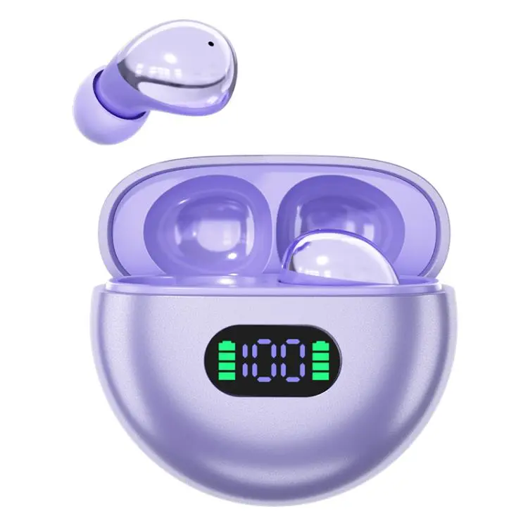 Q61 Intelligent Noise Reduction Bluetooth 5.4 Wireless TWS Earphones(Purple)
