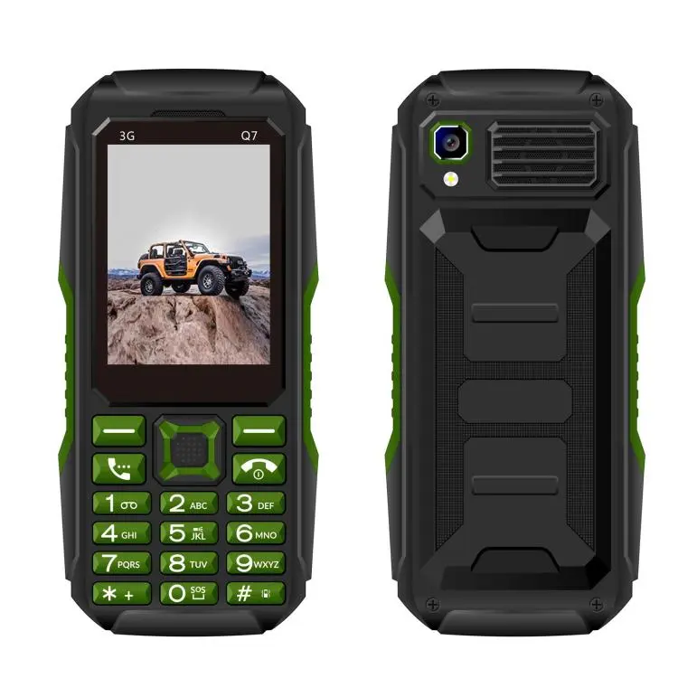 Q7 3G Key Phone, 3600mAh Battery, 2.4 inch, SOS, 21 Keys, Dual SIM, Network