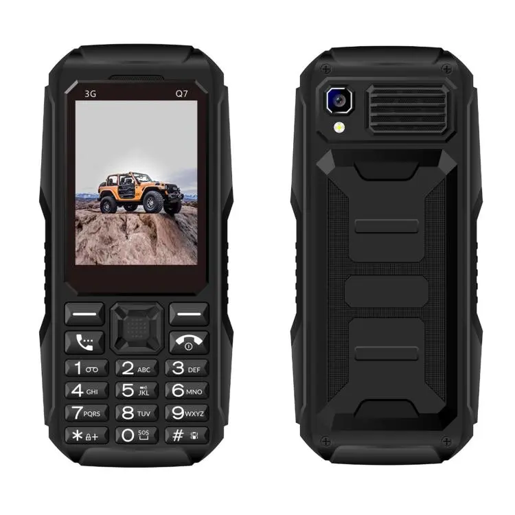 Q7 3G Key Phone, 3600mAh Battery, 2.4 inch, SOS, 21 Keys, Dual SIM, Network