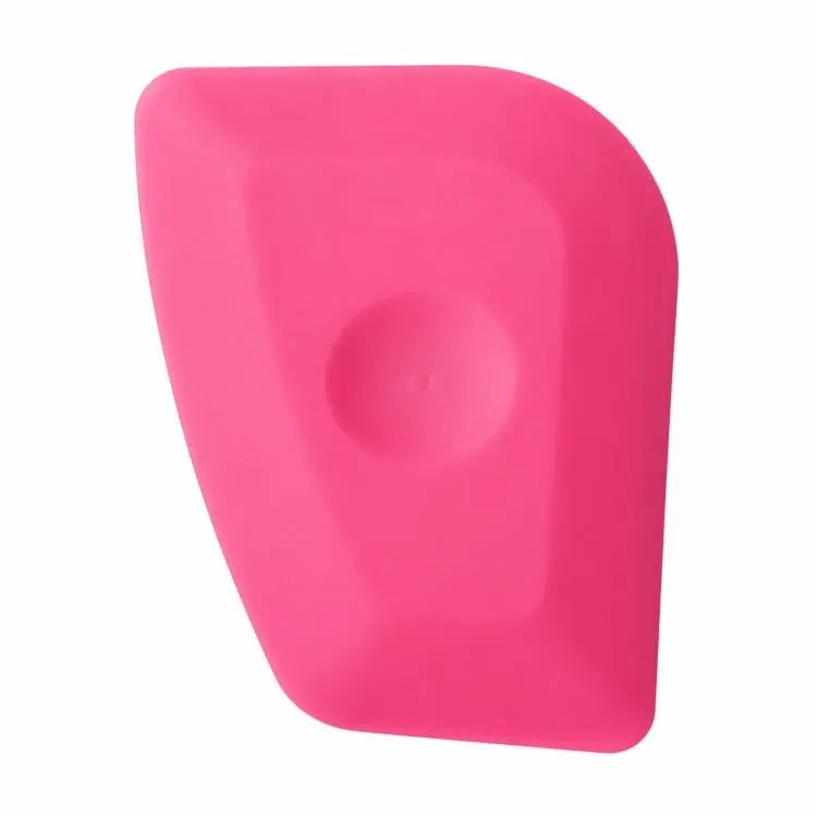 qili Automotive Film Installation Tool Polygonal Squeegee for Gap Tucking and Edge Trimming(Pink)