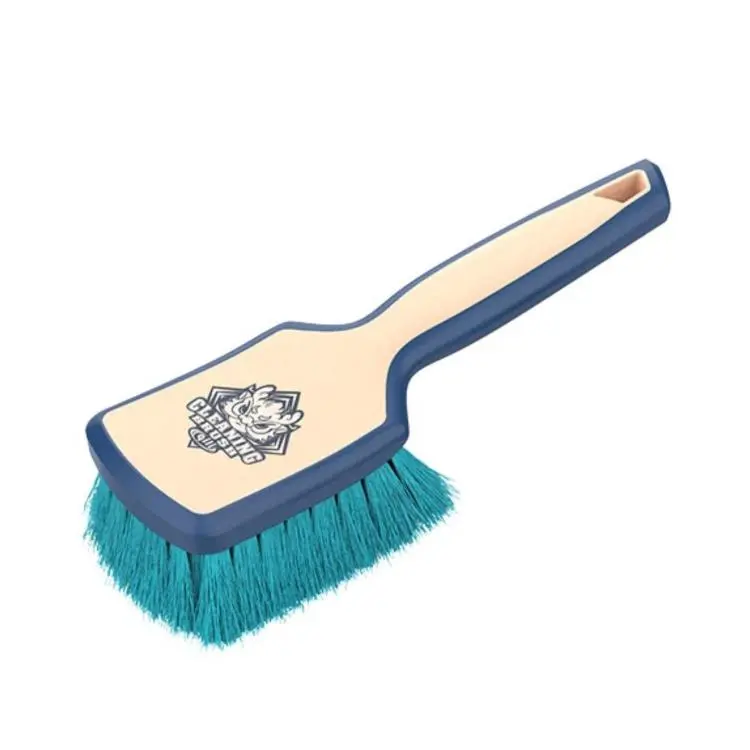 Qili Car Detailing Tire Brush With Rubber-Coated Handle Carpet Cleaning Brush, Specification