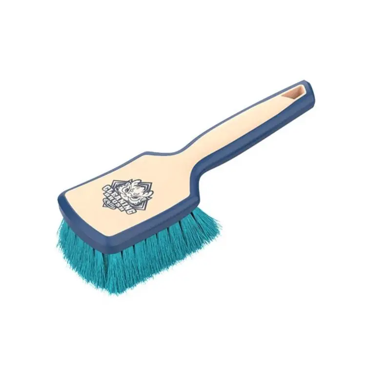 Qili Car Detailing Tire Brush With Rubber-Coated Handle Carpet Cleaning Brush, Specification