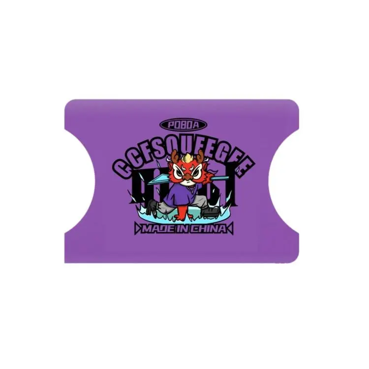 qili Car Film Squeegee Dual-Edge Gradient Trimming Squeegee(Purple Irregular)