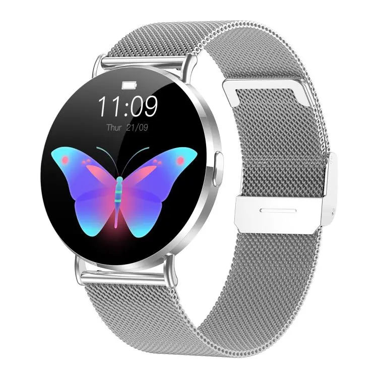 QS05 1.32 inch BT5.3 Sports Smart Watch, Support Sleep / Heart Rate / Blood Oxygen / Blood Pressure Health Monitor(Silver)