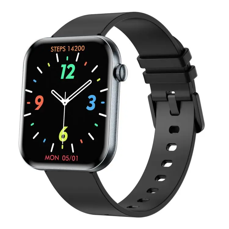 QS09 1.85 inch AMOLED Screen Ultra-Thin Smart Watch, Support Health Monitoring, Multiple Sports Modes(Dark Gray)