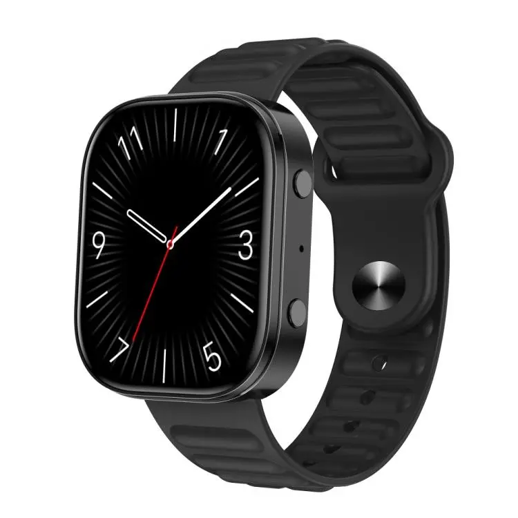 QS15 1.88 inch HD TFT Screen Smart Watch, Support Health Monitoring, Multiple Sports Modes(Wavy Black)