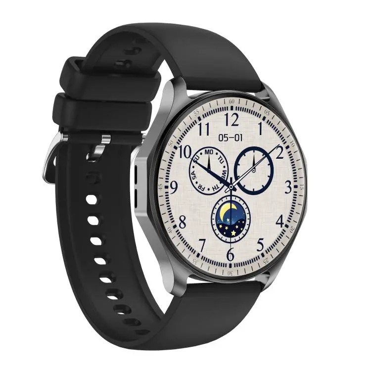 QS25 1.43-inch IPS Display Smart Sports Watch Supports Bluetooth Calling & Health Management(Black)