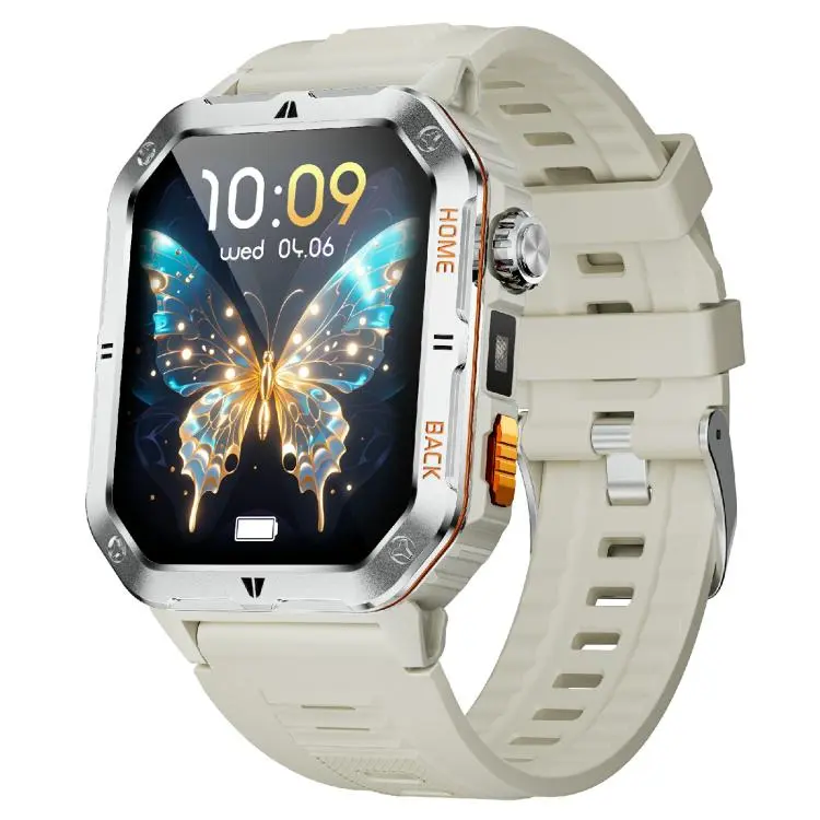 QS39 2.01 inch BT5.3 Sports Smart Watch, Support Voice Call / Sleep / Heart Rate / Blood Oxygen / Blood Pressure Health Monitor(Silver)