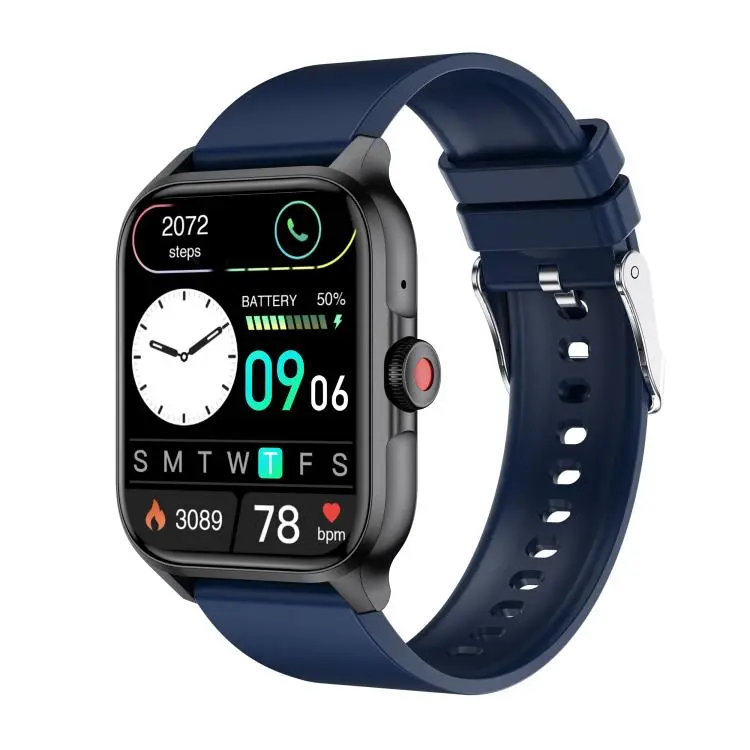 QX15 1.85-inch TFT Display Smart Sports Watch Built-in Heart Rate Monitor(Blue)