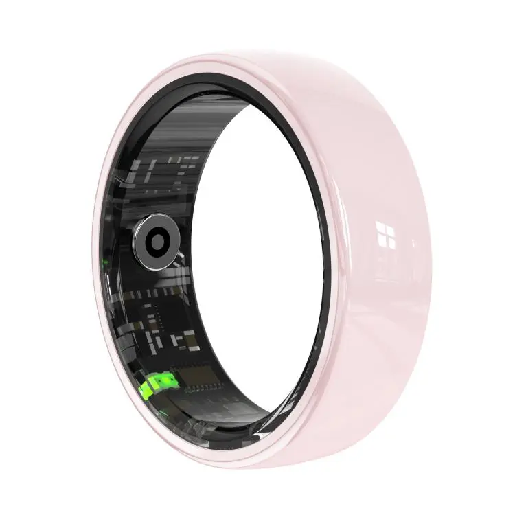 R12 SIZE 7 Smart Ring, Support Heart Rate / Blood Oxygen / Sleep Monitoring / Female Health(Pink)