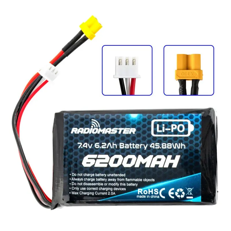 RadioMaster 2S 7.4V 6200mAh LiPo Akku