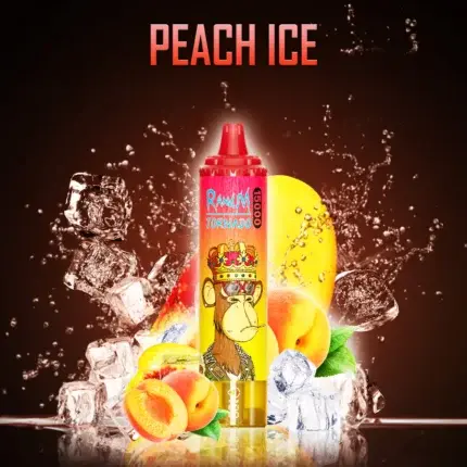 RandM Tornado 15K bouffées Peach Ice