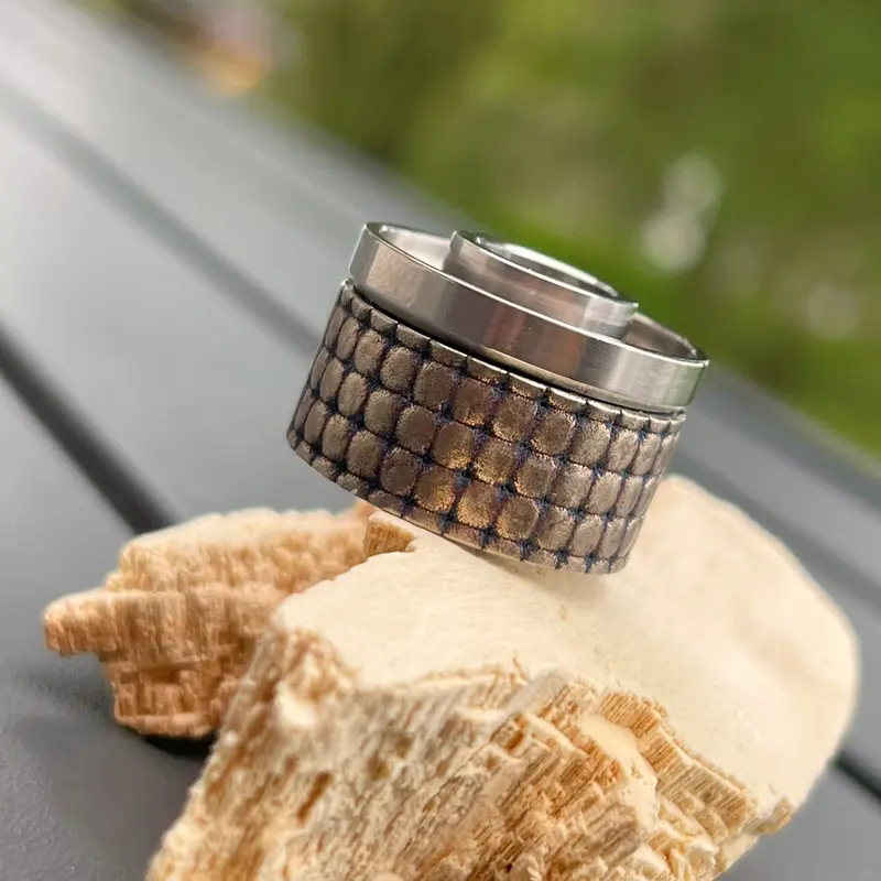 Rapped leather Antiquity V2 Cap Titanium #ANTV2 026