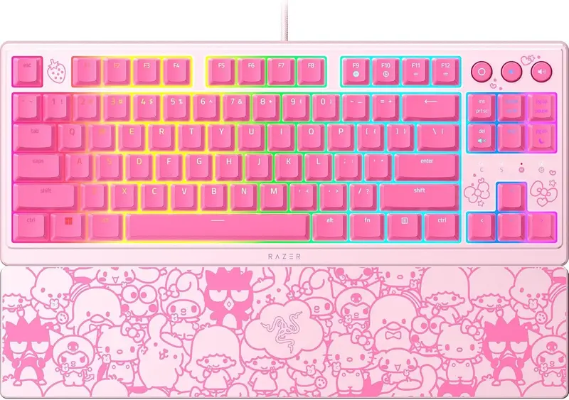 Razer Ornata V3 TKL Hello Kitty and Friends Gaming Keyboard