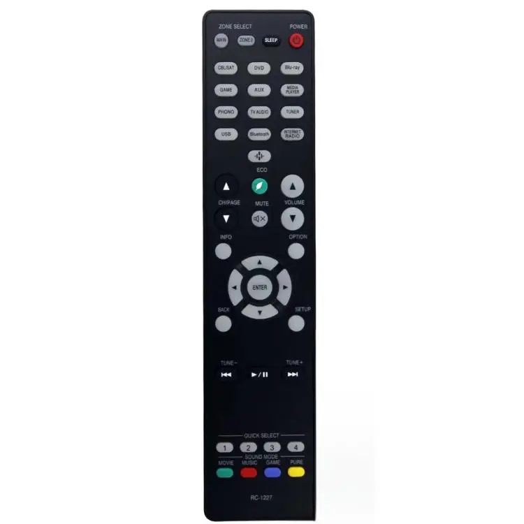 RC-1227 Replacement Remote Control For Denon AV Receiver Audio Video Controller