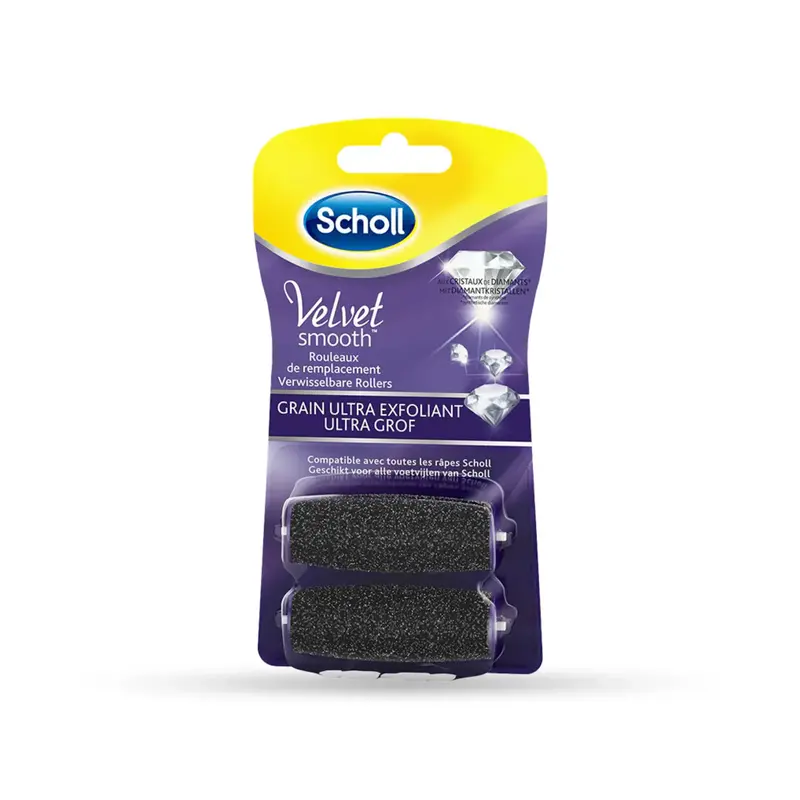 Recharge Rouleau Grain Ultra-Exfoliant - Râpe de Pédicurie Électrique - Velvet Smooth - Scholl