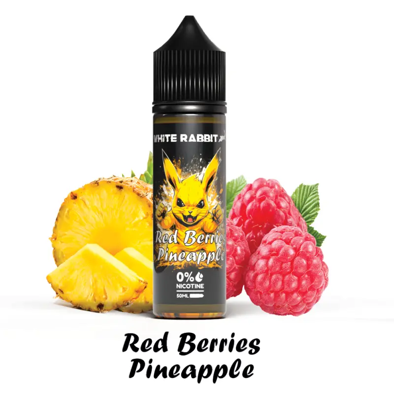 Red Berries Pineapple - White Rabbit 50ml