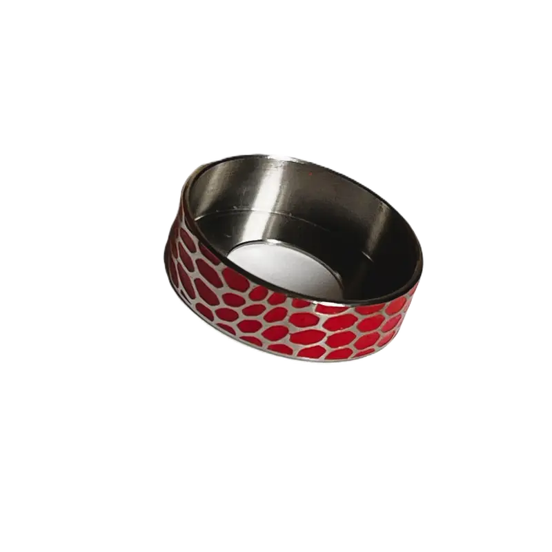 Red Tactical Beauty Ring Titanium 22mm Wowsers #W067