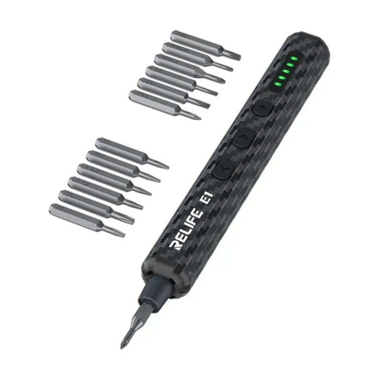 RELIFE E1 Powerful Carbon Fiber Electric Screwdriver Set