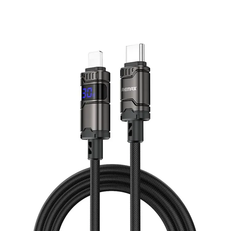 REMAX C01-CL 30W Type-C to 8 Pin Nylon Braided Data Cable, Length