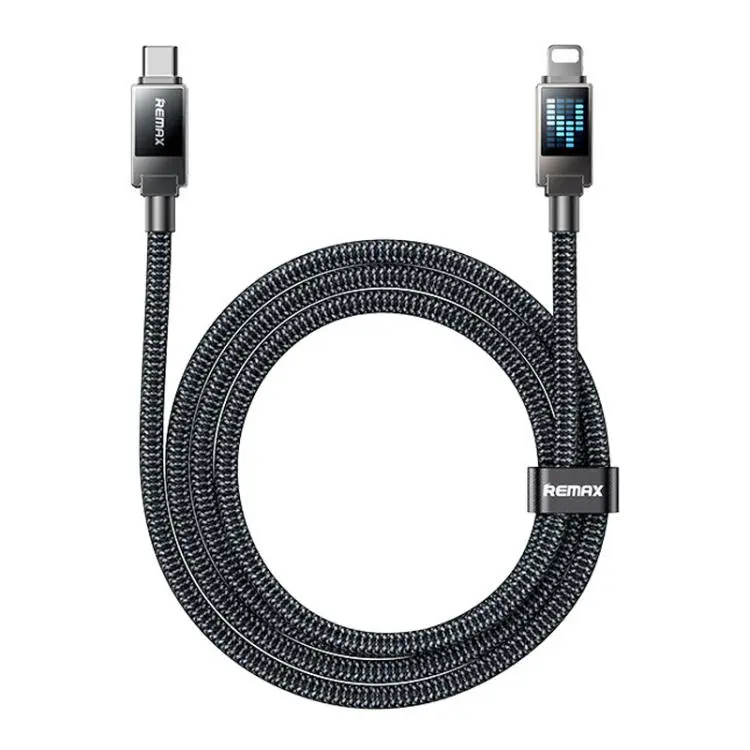 REMAX CB09 PD30W Type-C to 8 Pin Marquee Braided Fast Charging Data Cable, Length