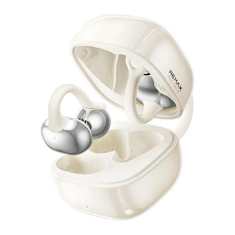 REMAX OWS-22 Clip-on True Wireless ENC Noise Reduction Bluetooth Earphones(White)