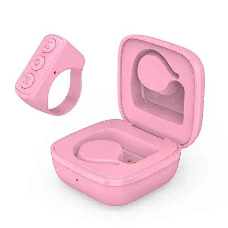 Remote Control Ring Phone Controller Ring(Pink)