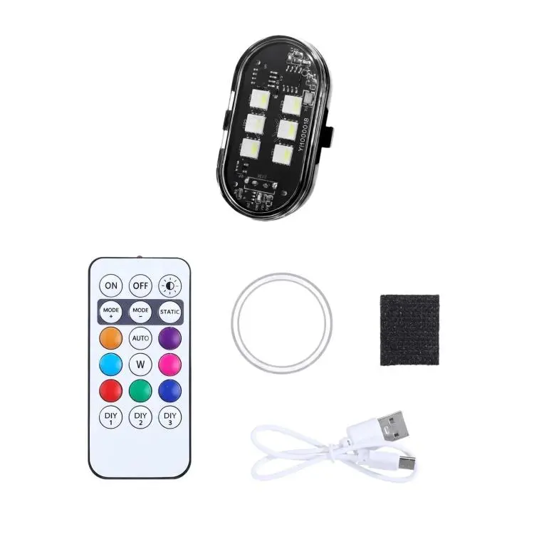 Remote Control Strobe Light For Cars & Motorcycles Wire-Free LED Warning Light For Drones, Spec