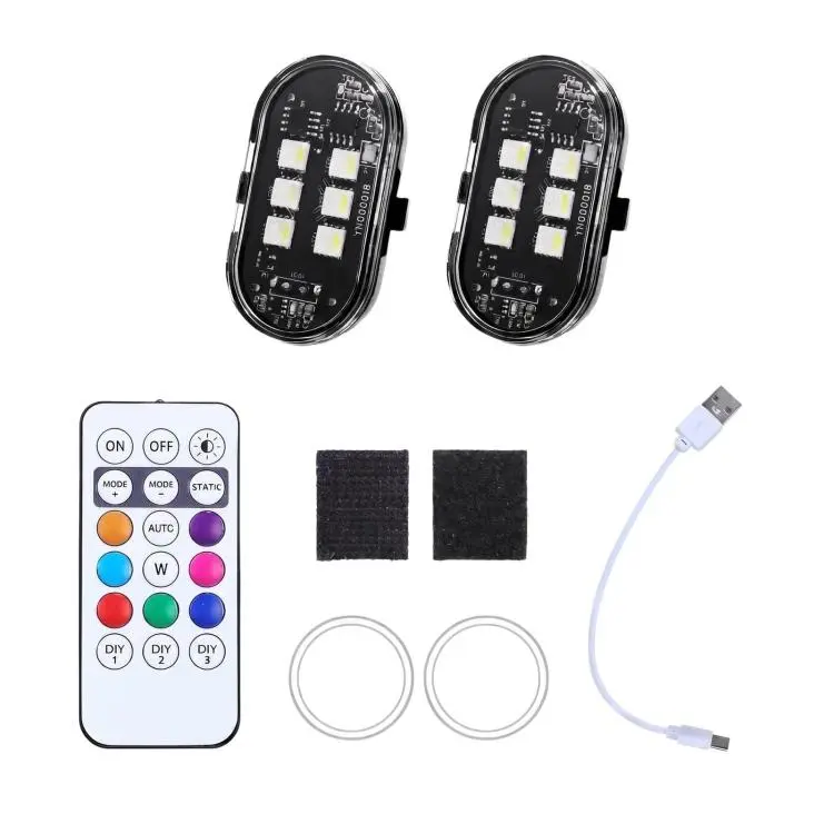Remote Control Strobe Light For Cars & Motorcycles Wire-Free LED Warning Light For Drones, Spec