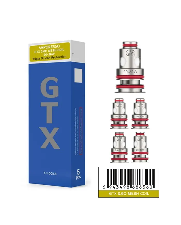 Résistances GTX (x5) Vaporesso