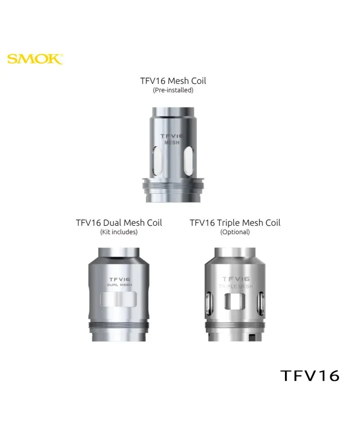 Résistances TFV16 (x3) Smok