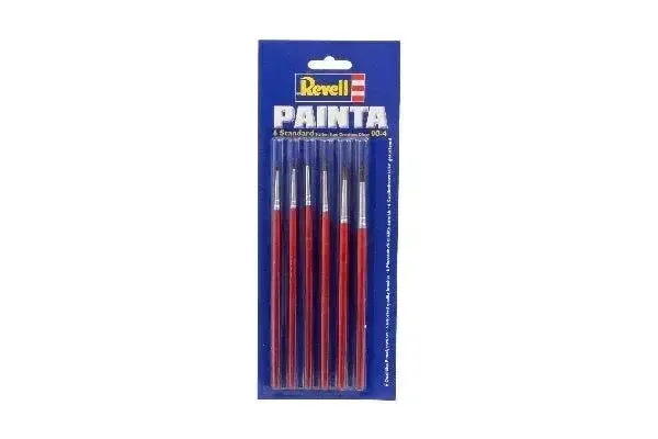 REVELL PAINTA STANDARD BRUSHES - 6 PCS