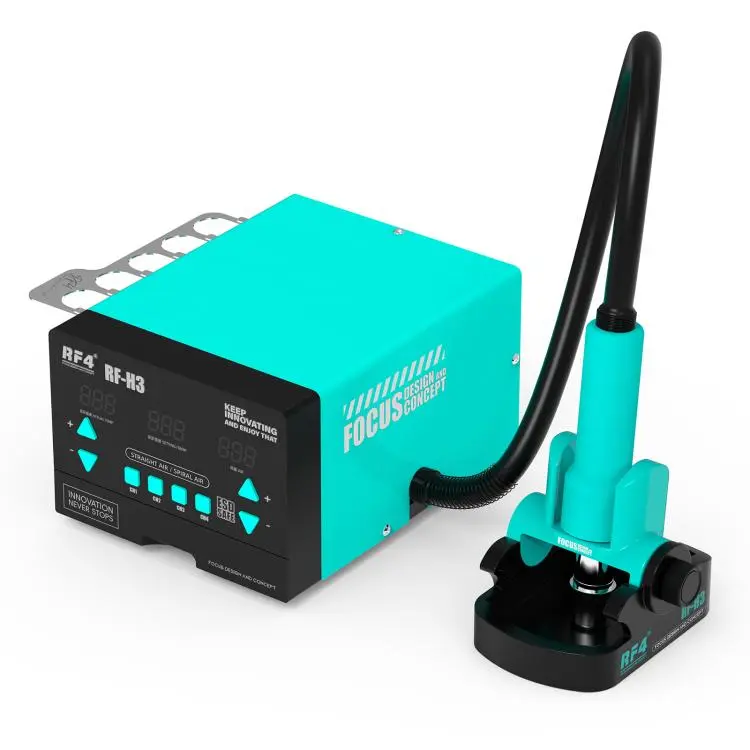 RF4 RF-H3 1200W 4 Memory Channels Hot Air Gun Digital Display Intelligent BGA Rework Station(EU Plug)