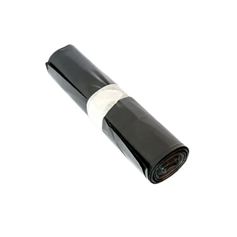 Rouleau de 20 sacs poubelle noir 100L - Medi Stock
