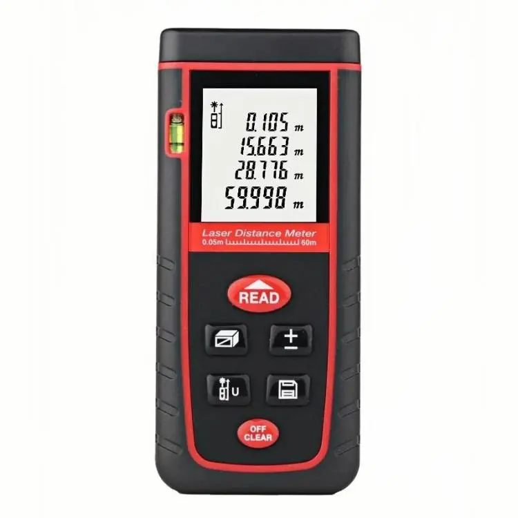 RZ-S60 Portable Handheld Laser Distance Meter, Measuring Distance