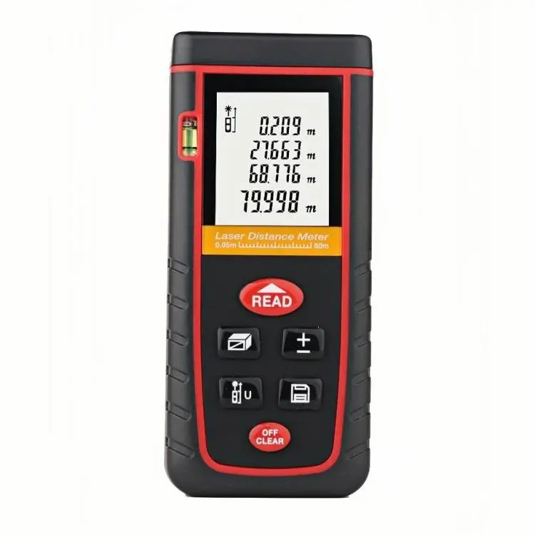 RZ-S80 Portable Handheld Laser Distance Meter, Measuring Distance