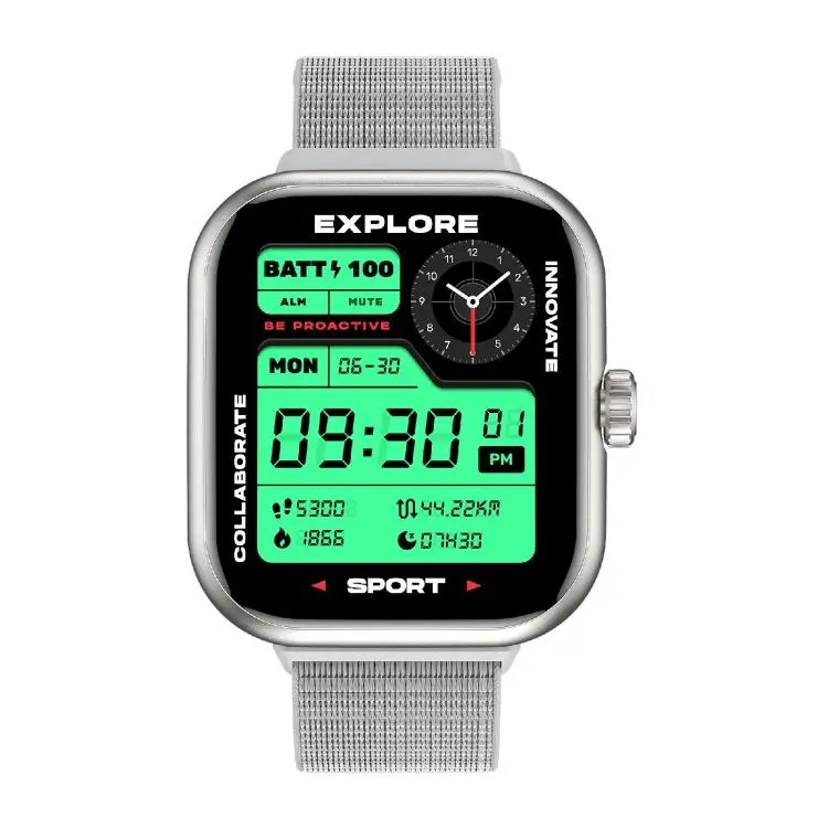 S339 1.85 inch AMOLED GPS Sport Smart Watch, Support Bluetooth Call / Sleep / Blood Oxygen / Heart Rate(Flowing Moon White)