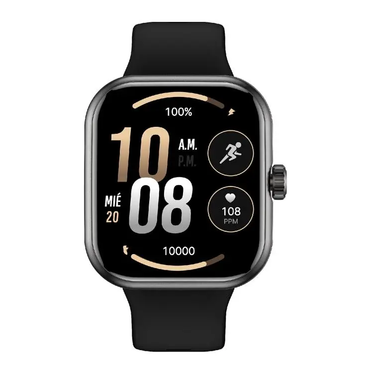 S339 1.85 inch AMOLED GPS Sport Smart Watch, Support Bluetooth Call / Sleep / Blood Oxygen / Heart Rate(Mysterious Night Black)