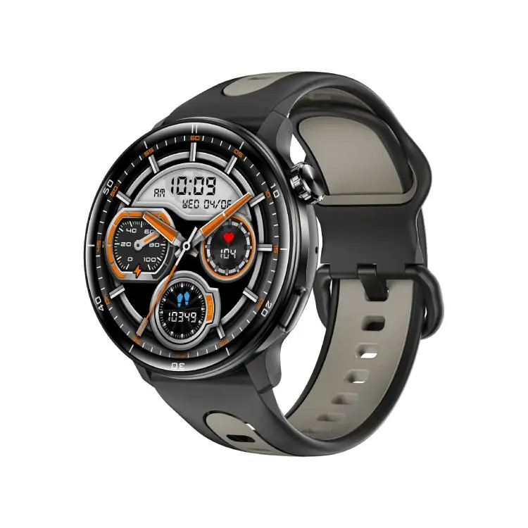 S666 1.43 inch AMOLED HD GPS Sport Smart Watch, Support Bluetooth Call / Sleep / Blood Oxygen / Heart Rate / Female Menstrual Cycle(Black)