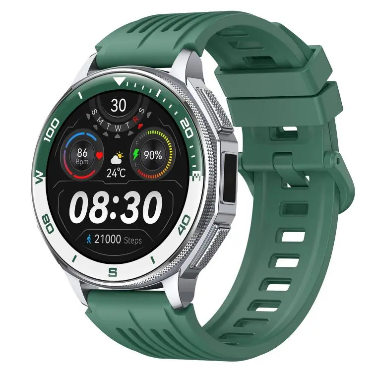 S99 1.43 inch GPS Sports Smart Watch, Support Bluetooth Call / Heart Rate / Blood Oxygen / Sleep Monitoring(Green)