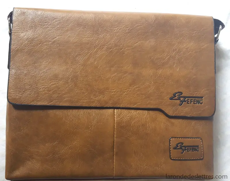 Sac aspect cuir-Format Jeu de Scrabble