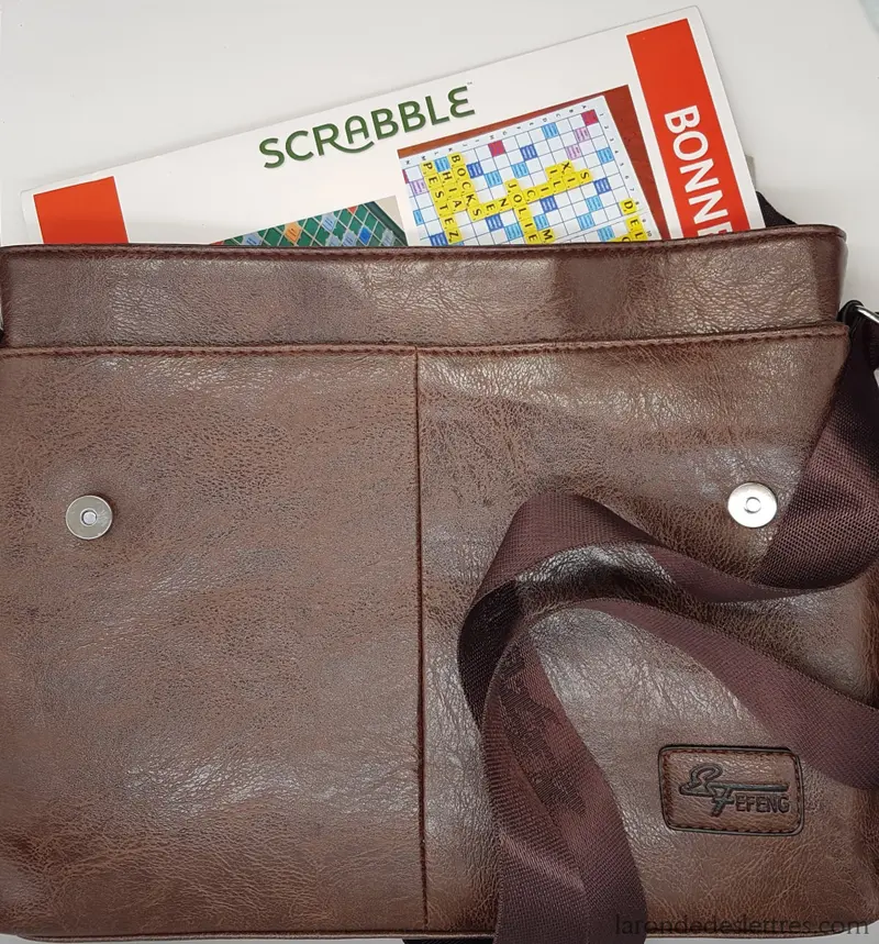 Sac aspect cuir grand format