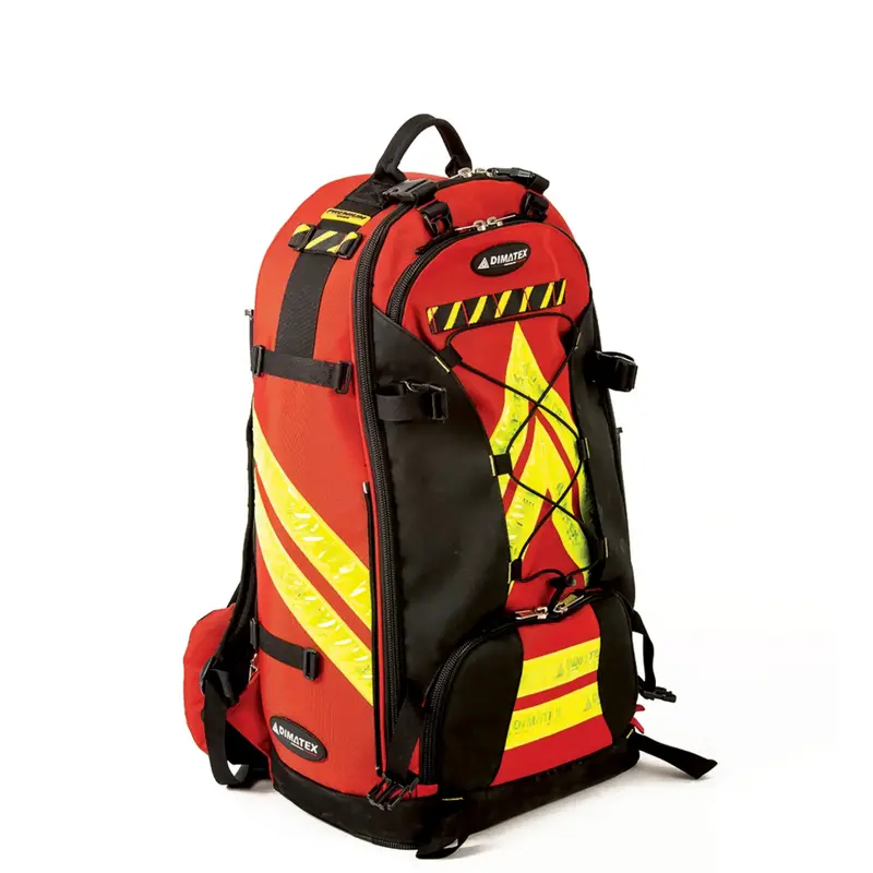 Sac de secours VERTICAL - Rouge ou bleu - DIMATEX