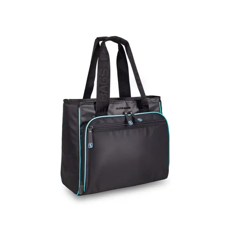 Sac technique TECBAG pour domicile - Gris / bleu turquoise - Elite Bags