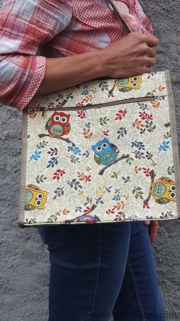 Sac tissu-Format Jeu de Scrabble