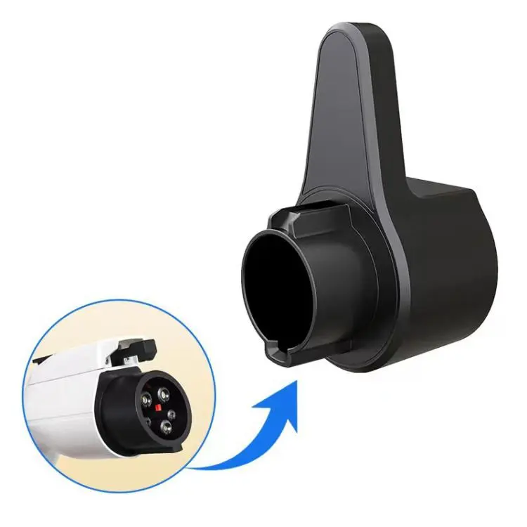 SAE J1772 US Standard EV Charger Holder Wall Mount Compact Electric Vehicle Charger Holster Dock & Cable Hook