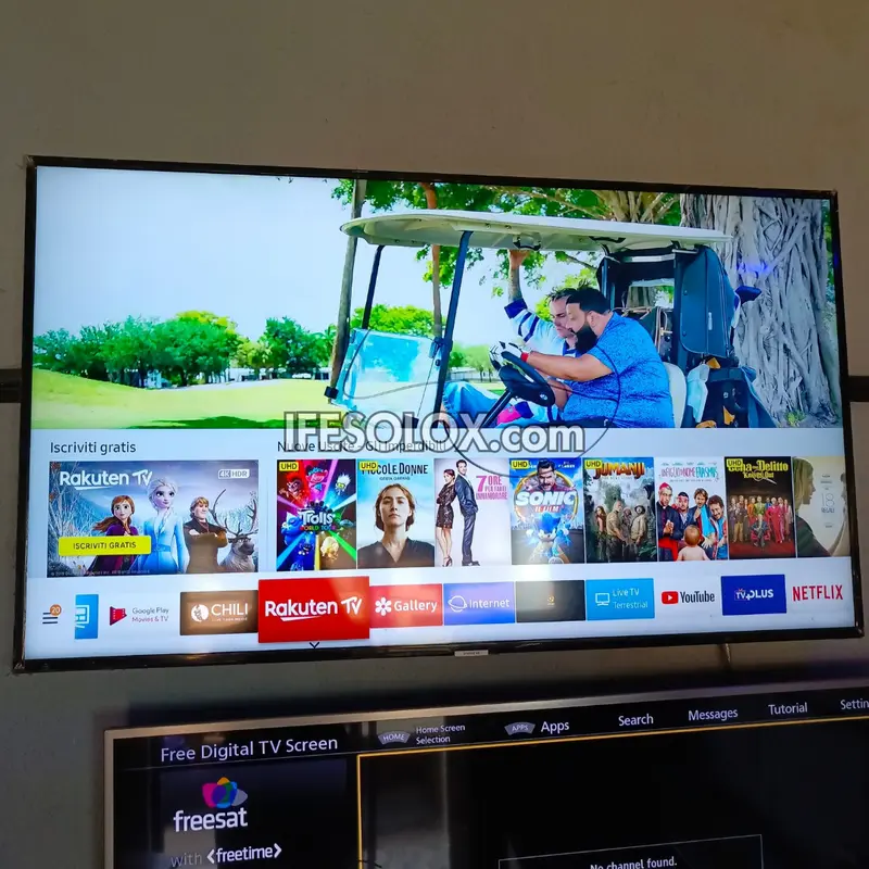 SAMSUNG 50 Inch UE50NU7000 Series Smart 4K UHD HDR10+ TV with Miracast and AirPlay Support - UK Used