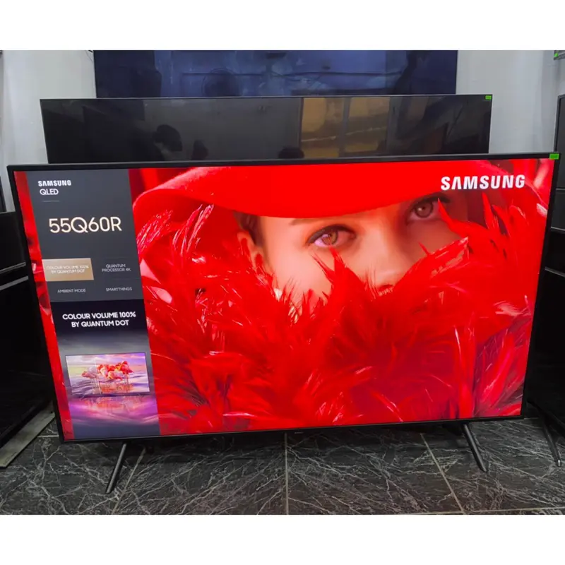 SAMSUNG 55 Inch QLED 55Q60R Certified True 4K UHD Active HDR Smart QLED TV - Foreign Used