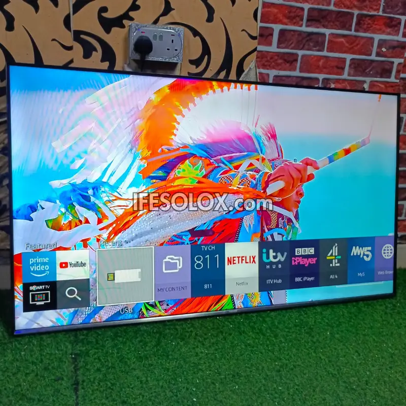 SAMSUNG 55 Inch UE55J5500 Smart Full HD Widescreen TV (Wi-Fi, Screen Mirroring, Netflix, YouTube) - Foreign Used