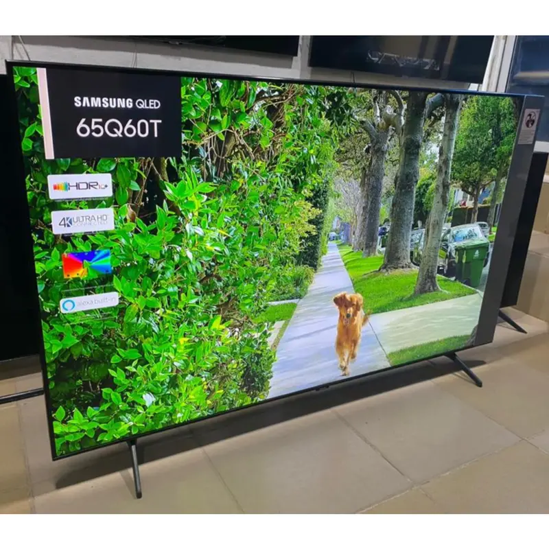 SAMSUNG 65 Inch QLED 65Q60T Certified True 4K UHD Quantum HDR Smart Frameless QLED TV - Foreign Used